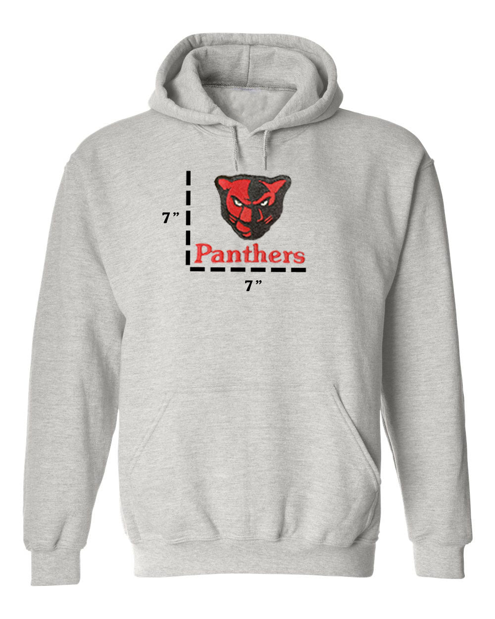 Adult Hoodie Center Logo