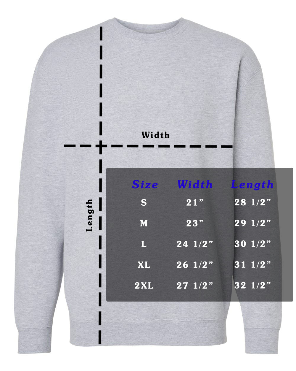 Adult Sweatshirt Center Logo