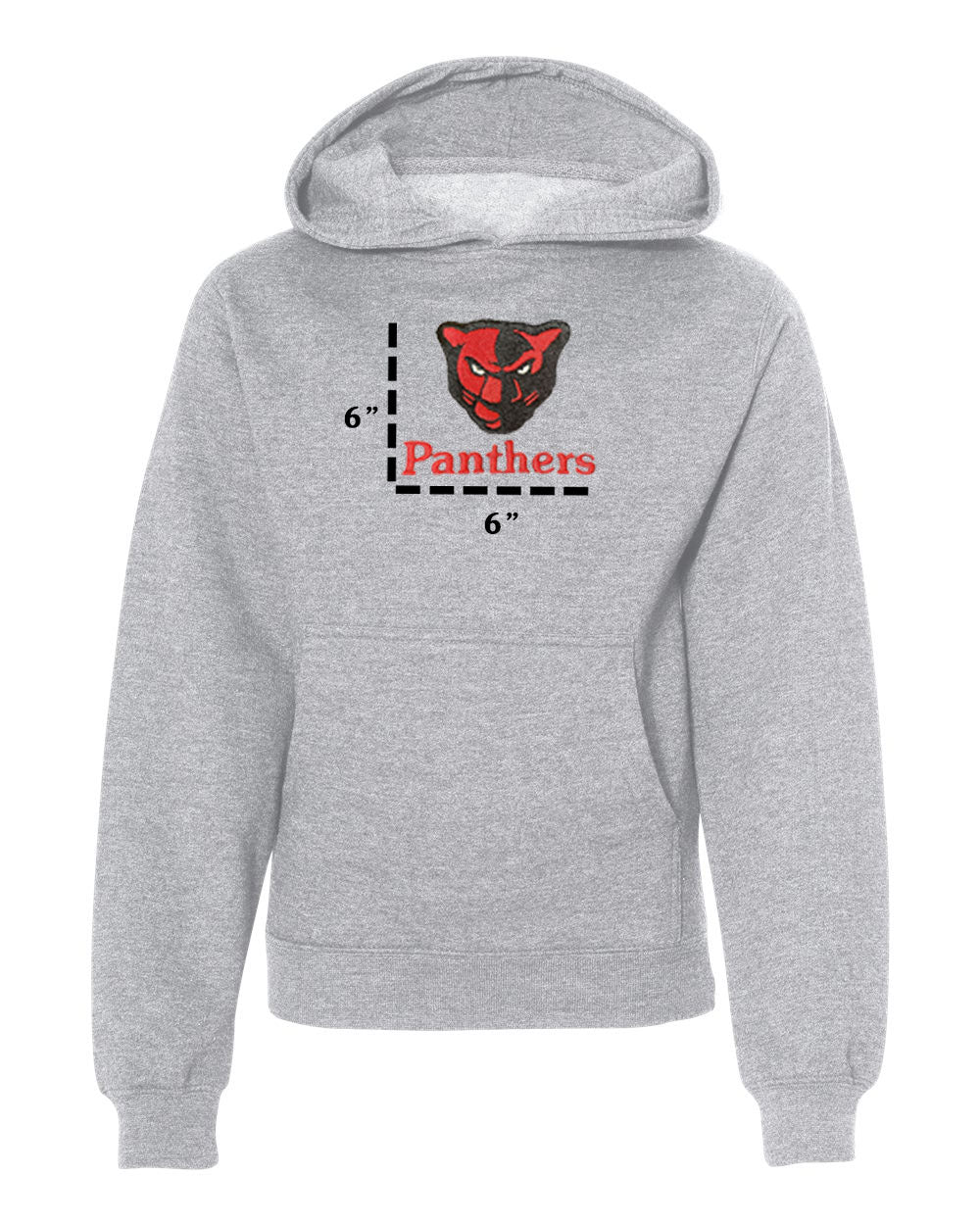 Youth Hoodie Center Logo