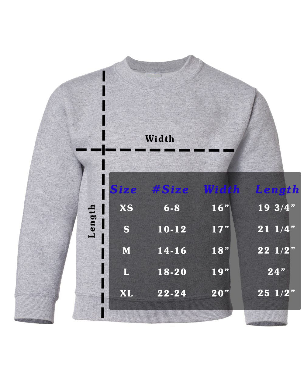 Youth Sweatshirt Left Logo