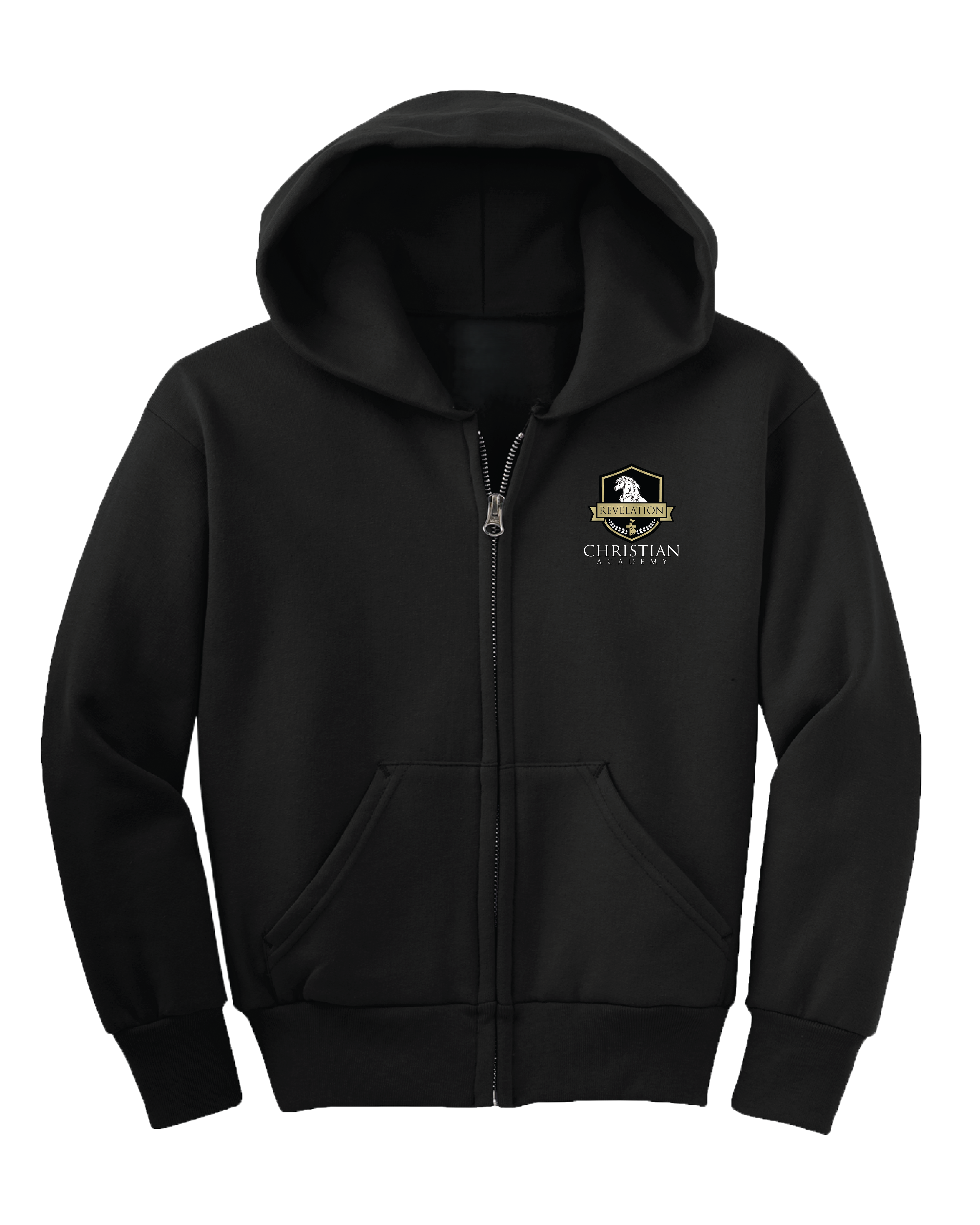 RCA Crest Zip-Up Hoodie School Uniform