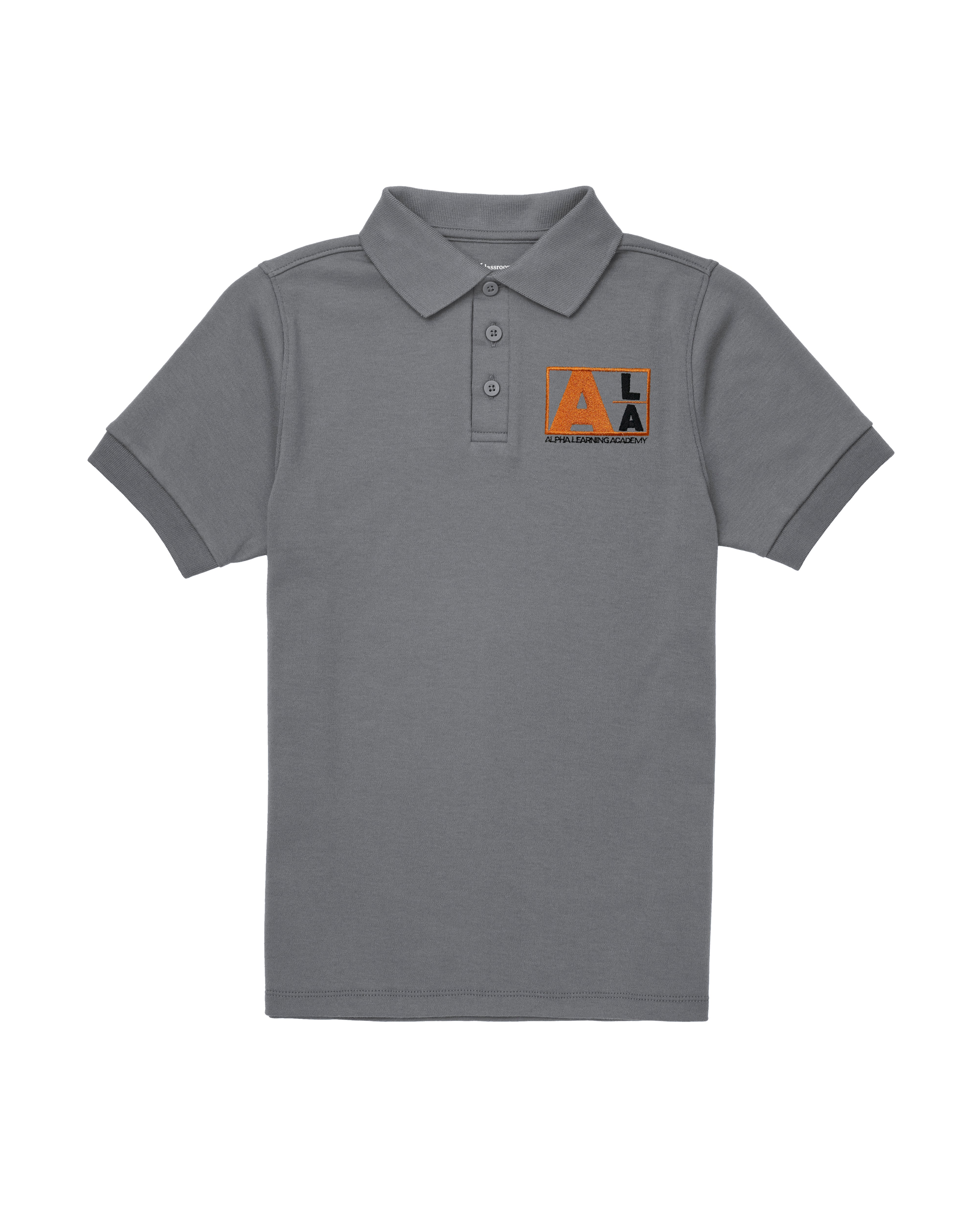 Gray Alpha Learning Academy Polo